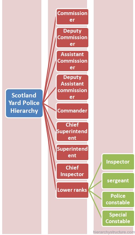 Scotland Yard Police Hierarchy