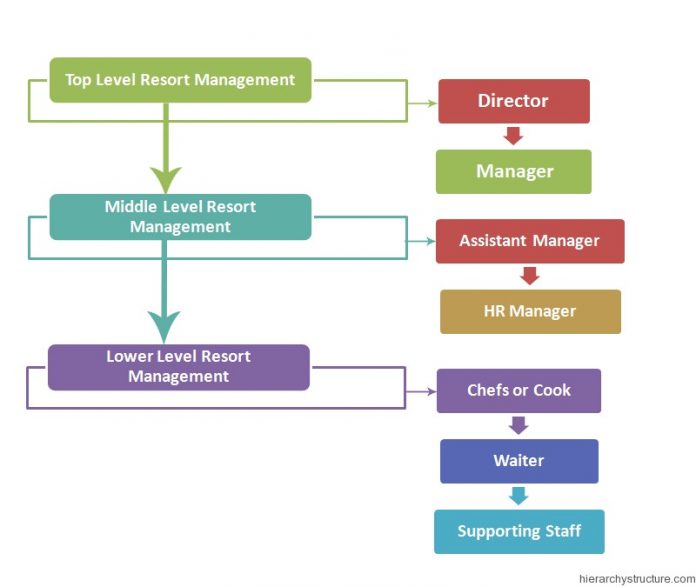 Resort Management Chart Hierarchy | Hierarchy Structure