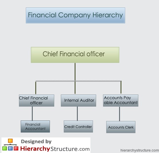 Finance Department Hierarchy Chart