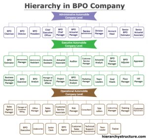 Hierarchy in BPO Company | Hierarchystructure.com