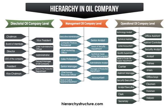 Hierarchy in Oil Company
