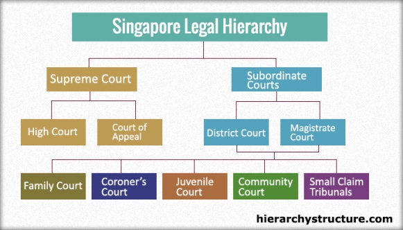 Hierarchy of Singapore legal system Hierarchy Structure