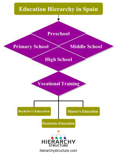 Education Hierarchy in Spain