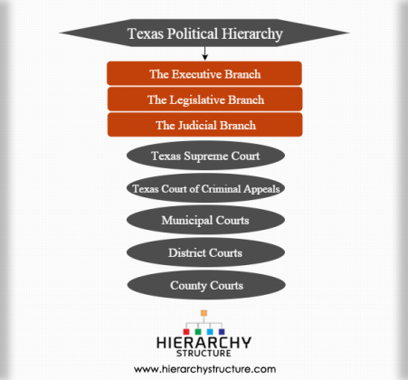 Texas Political Hierarchy Structure | Texas Political Culture