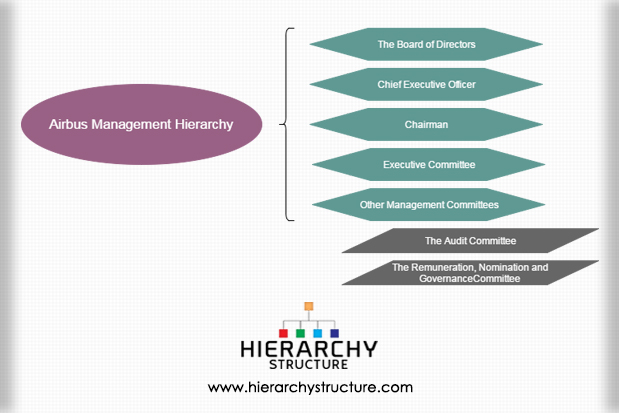 Airbus Management Hierarchy