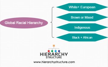 Racial Hierarchy-Racial hierarchy structure for various countries