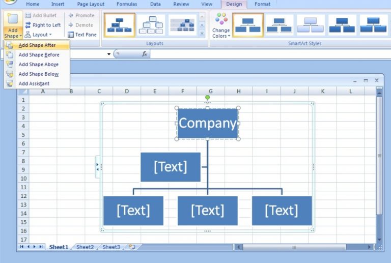 How to Draw Organizational Charts Lines in Excel in Few Seconds?